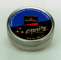 Grand Cru de Chocolat Noir/Dark Chocolate VALRHONA CARAÏBE