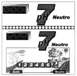 7pH  Neutro 1 2 3 4 5 6 7pH Acido Neutro