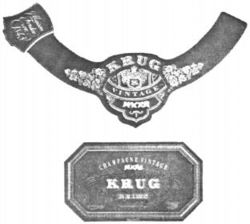 KRUG CHAMPAGNE VINTAGE