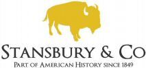 STANSBURY & Co PART OF AMERICAN HISTORY SINCE 1849