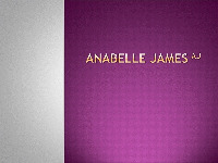 ANABELLE JAMES AJ