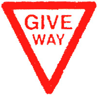 GIVE WAY