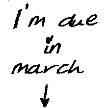 I'm due in march