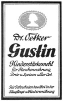 Dr. Oetker Gustin Kinderstärkemehl für Flaschennahrung.