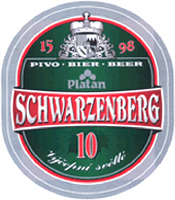 SCHWARZENBERG 1598 PIVO BIER BEER Platan 10