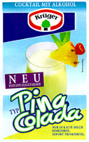 COCKTAIL MIT ALKOHOL Krüger NEU INSTANT COCKTAILMIX TYP Pina Colada