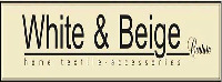 White & Beige home textile accessories