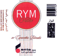 RYM Filtre 20 Cigarettes Blondes