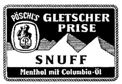 PÖSCHL'S GLETSCHER PRISE SNUFF
