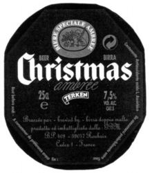 BIERE SPECIALE AMBREE Christmas TERKEN