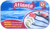 Atlanta Sardines à la sauce tomate Sardines in tomato sauce