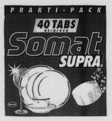 PRAKTI-PACK 40 TABS REINIGER Somat SUPRA