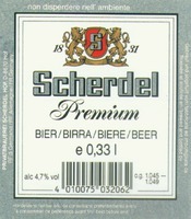 Scherdel Premium BIER/BIRRA/BIERE/BEER