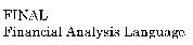 FINAL Financial Analysis Language