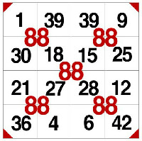1 39 9 30 18 15 25 21 27 28 12 36 4 6 42 88