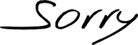Sorry