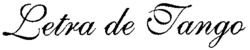 Letra de Tango