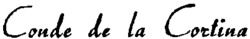Conde de la Cortina