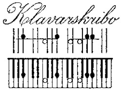 Klavarskribo