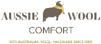 AUSSIE WOOL COMFORT 100% AUSTRALIAN WOOL, HANDMADE SINCE 1989