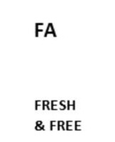FA FRESH & FREE