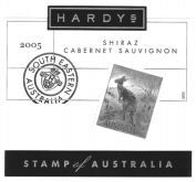 HARDYS SHIRAZ CABERNET SAUVIGNON STAMP of AUSTRALIA
