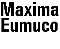 Maxima Eumuco