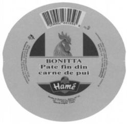 BONITTA Pate fin din carne de pui