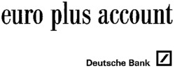 euro plus account Deutsche Bank
