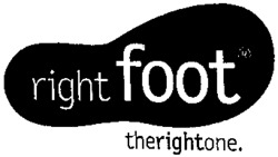 right foot therightone
