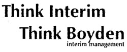 Think Interim Think Boyden interim management