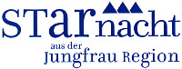 Star nacht aus der Jungfrau Region