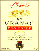Plantaze 2008 VRANAC PRO CORDE