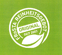 FRoSTA REINHEITSGEBOT ORIGINAL SEIT 2003
