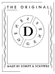 THE ORIGINAL GENES D GENES MADE BY SCHLTE & SCHPPERS