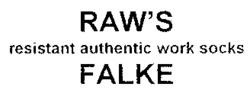RAW'S resistant authentic work socks FALKE