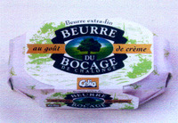 BEURRE DU BOCAGE DE CHALONGE au goût de crème Celia