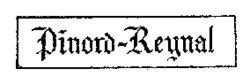 Pinord-Reynal