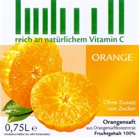 reich an natürlichem Vitamin C ORANGE
