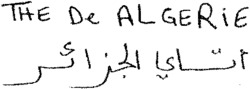 THE De ALGERIE