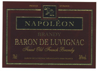 NAPOLEON BRANDY BARON DE LUVIGNAC