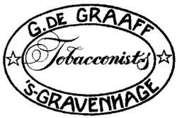 G. DE GRAAFF Tobacconists 'S-GRAVENNAGE