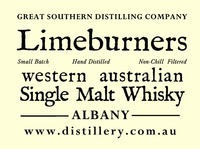GREAT SOUTHERN DISTILLING COMPANY Limeburners Small Batch Hand Distilled Non-Chill Filtered western australian Single Malt Whisky ALBANY www.distillery.com.au