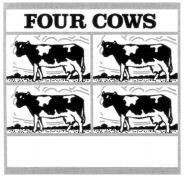 FOUR COWS
