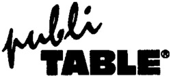 publi TABLE