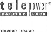 telepower BATTERY PACK RECHARGEABLE RECYCLABLE
