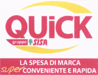 QUICK gruppo SISA LA SPESA DI MARCA SUPER CONVENIENTE E RAPIDA