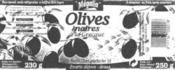 Megalia Olives noires à la Grecque