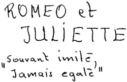 ROMEO et JULIETTE 