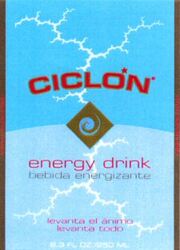 CICLON energy drink bebida energizante